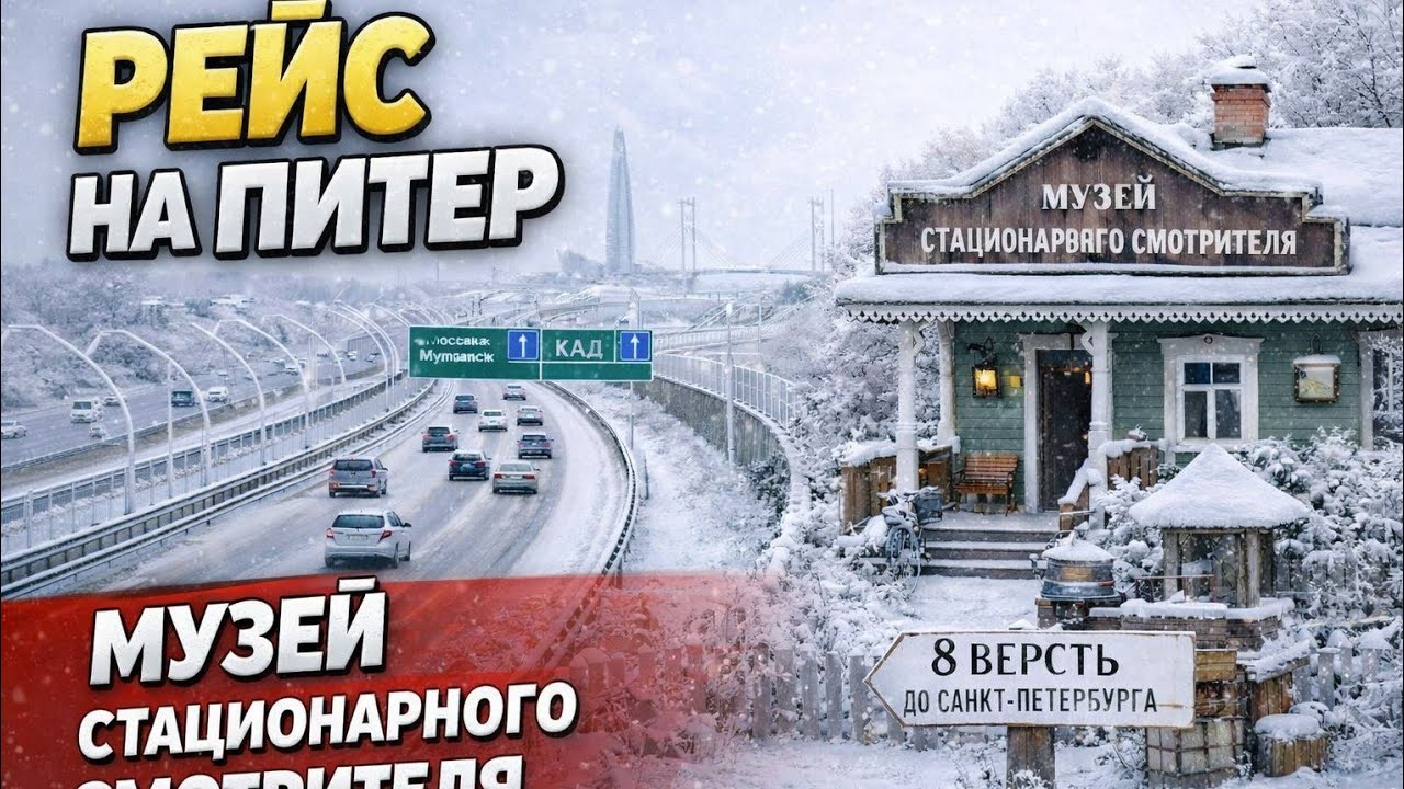 #8 Новый рейс. Снова Питер. Музей станционного смотрителя. DAF106