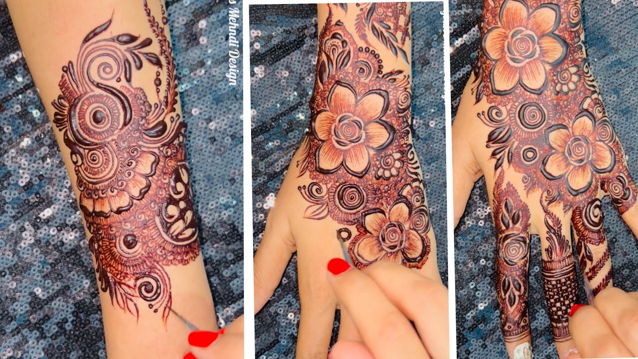 Latest Bridal Mehndi Design | Floral Bridal Mehndi Art | IFRAH'S MEHNDI DESIGN