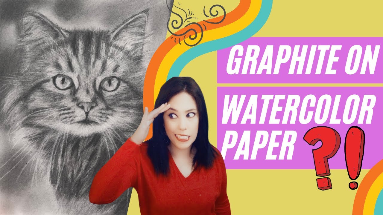 I Tried Watercolor Paper for My Graphite Drawing! Well, I Got Some Surprising Results!
