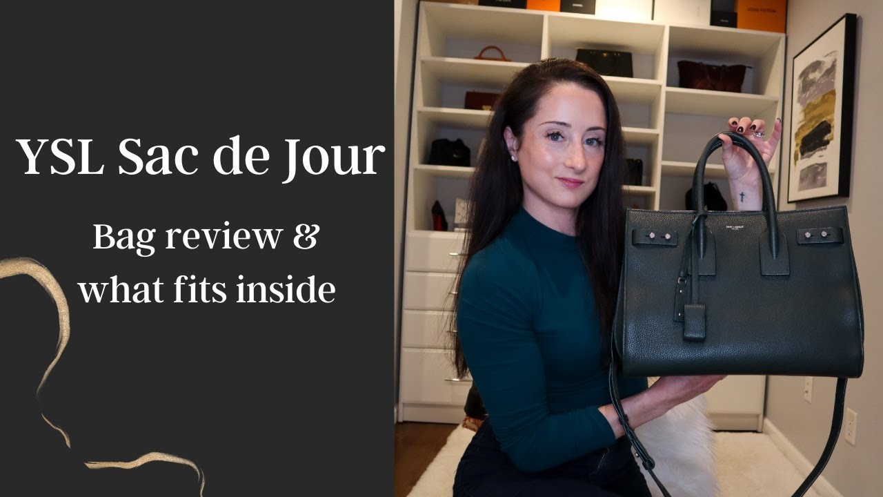 YSL Sac de Jour Bag review & what fits inside!