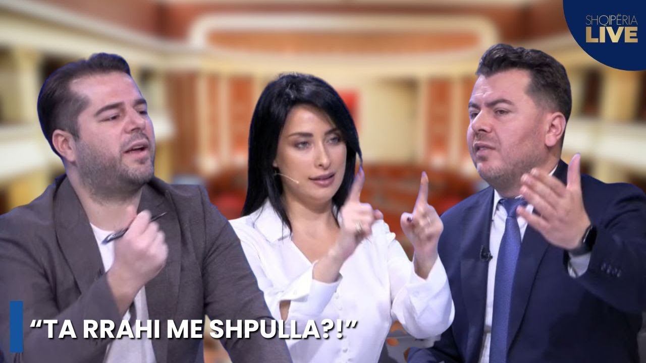 “Gënjen, ça ta rrahi me shpulla?!” Sherri në studio, Anri Bala përplaset me Kaprin! - Shqipëria Live