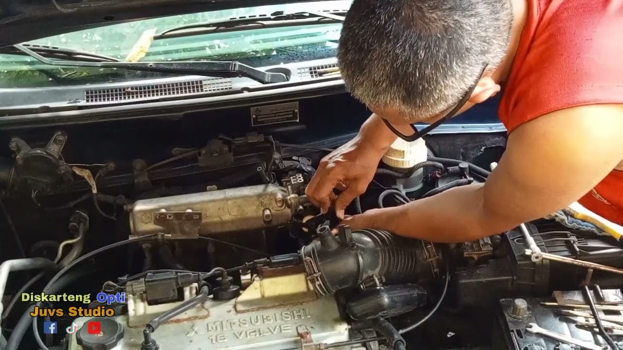 Mitsubishi lancer 4g92a IACV cleaning // Team Kadiskarte TV