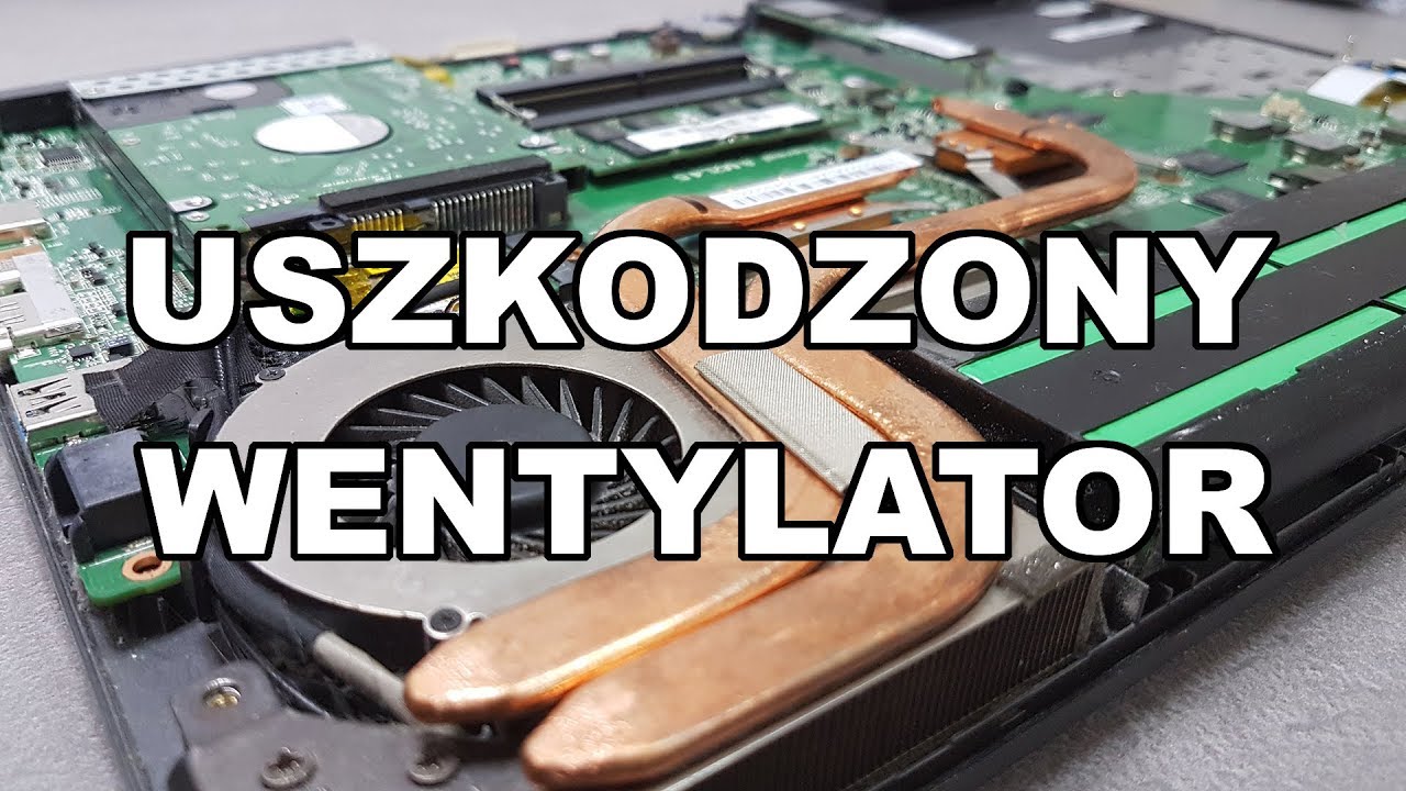 Uszkodzony wentylator w laptopie - MSI GL62