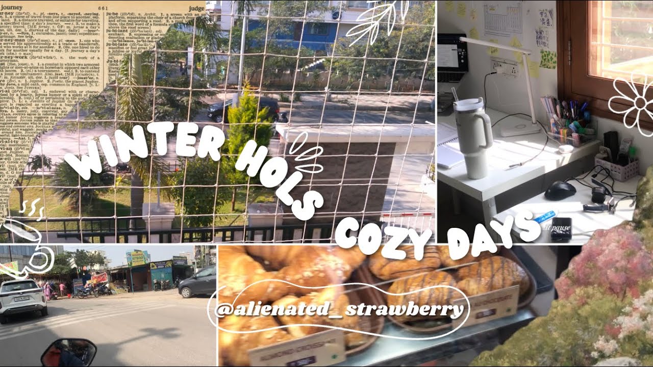 winter break vlog // senior year, chem exams, bakeries, movies⭒˚｡🎬⁠☆∘⁠˚⁠˳⁠°