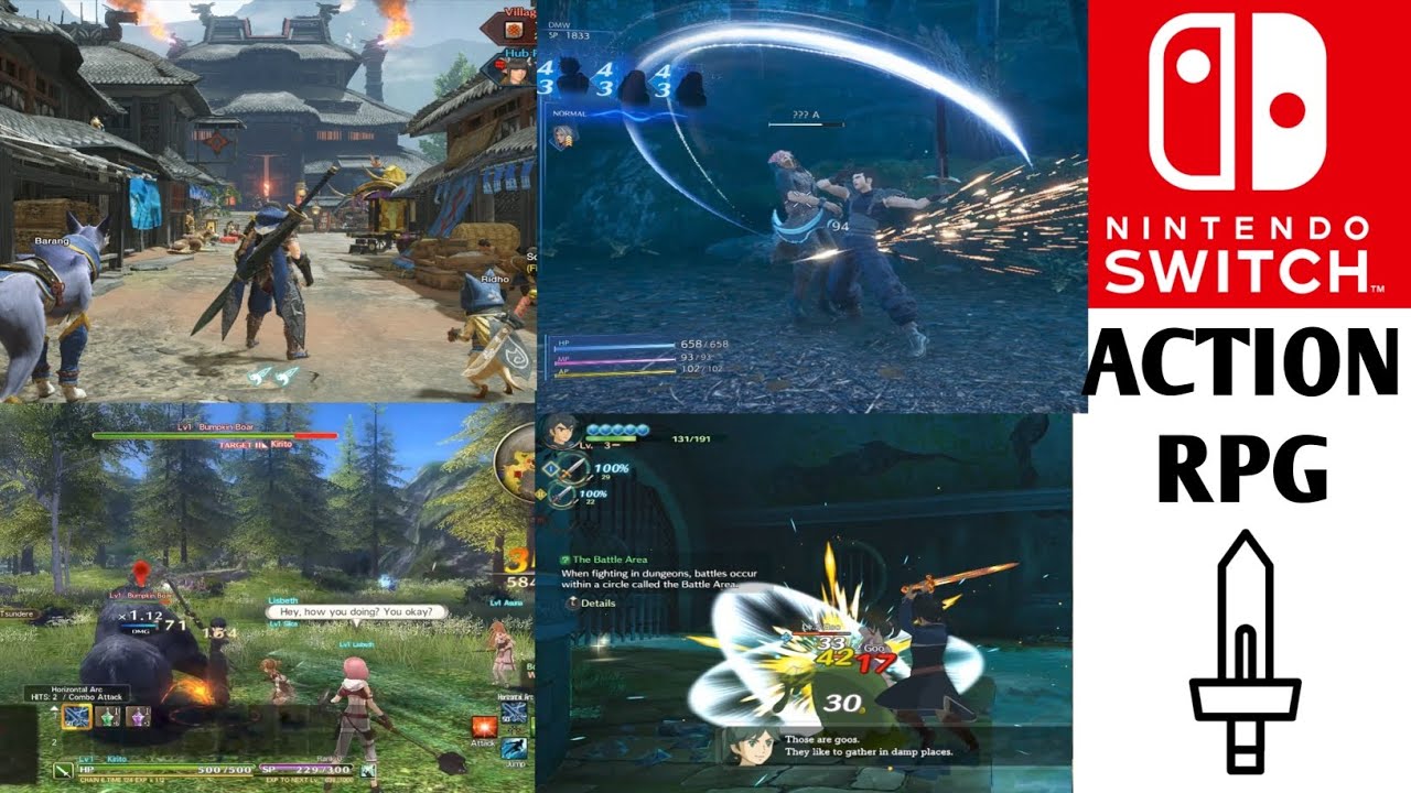 Top 40 Best Action RPG Games for Switch [Recommended]