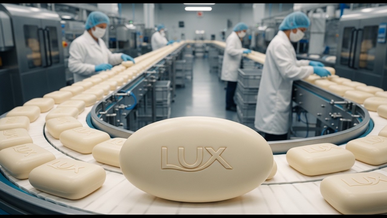 How LUX Soap Is Made in Factory | Inside Luxury Soap Production Process