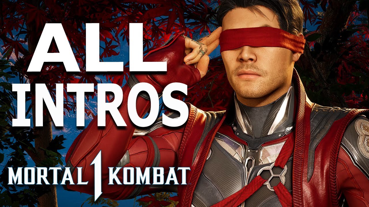 MORTAL KOMBAT 1 Kenshi All Intros Dialogue Character Banter MK1