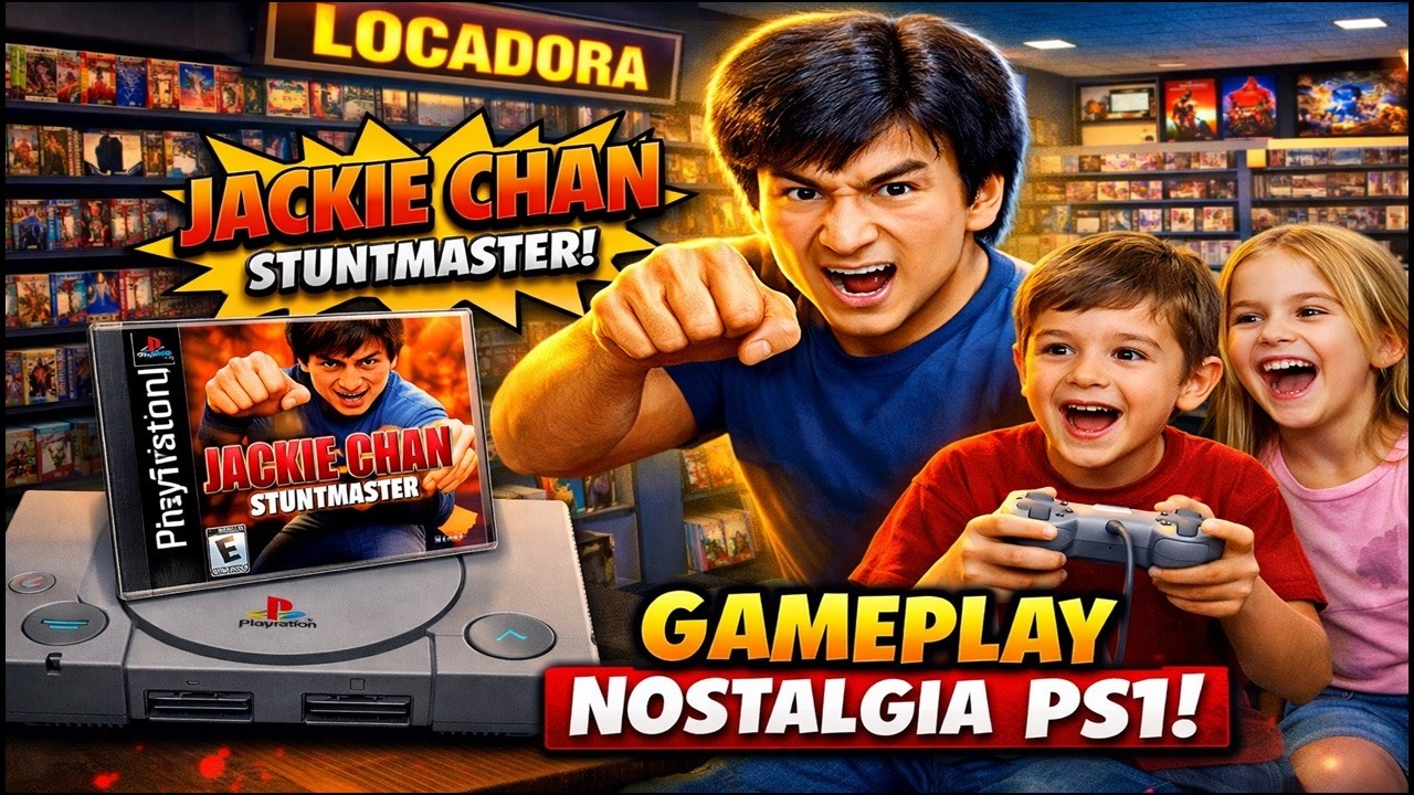 Esse jogo do Jackie Chan era INCRÍVEL! Jackie Chan Stuntmaster Gameplay