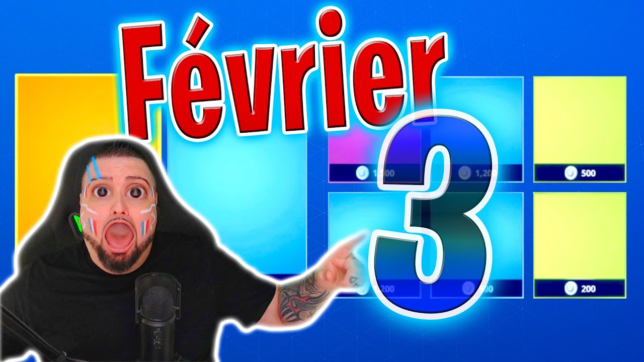 BOUTIQUE FORTNITE D&rsquo;AUJOURD&rsquo;HUI (3 F&eacute;vrier 2026) 💙🥳&nbsp;(Boutique du jour)
