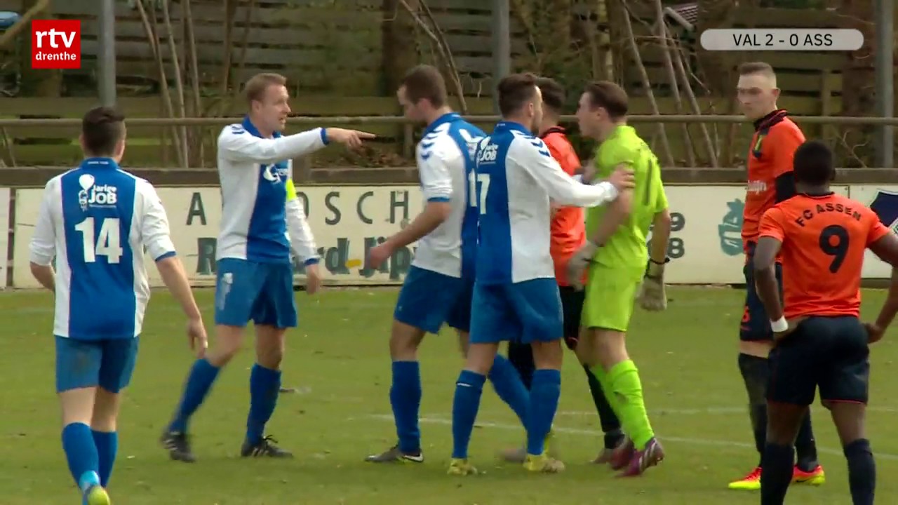 Valthermond wint boeiend voetbalgevecht van Assen