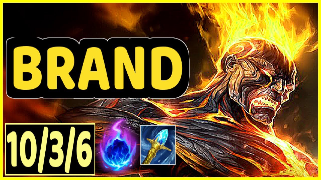 BRAND VS YONE - 10/3/6 KDA MID GAMEPLAY