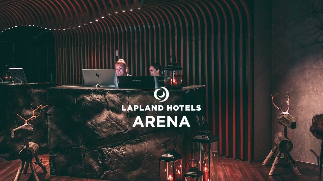 Lapland Hotels Arena saapuminen autolla Aimo Park -parkkihalliin