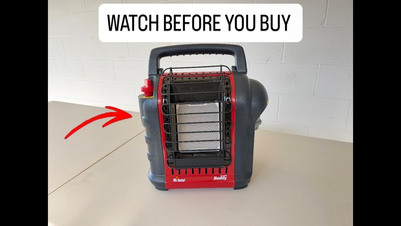 9,000 BTU Portable Buddy Radiant Propane Heater Review!