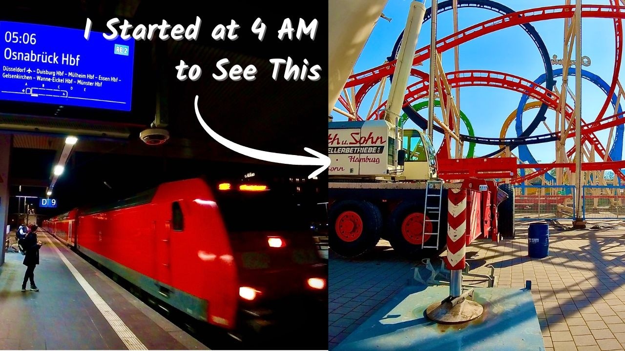I Started at 4 AM to See This! 🚄 400km Mission to Hamburger Frühlingsdom 2026 🎢