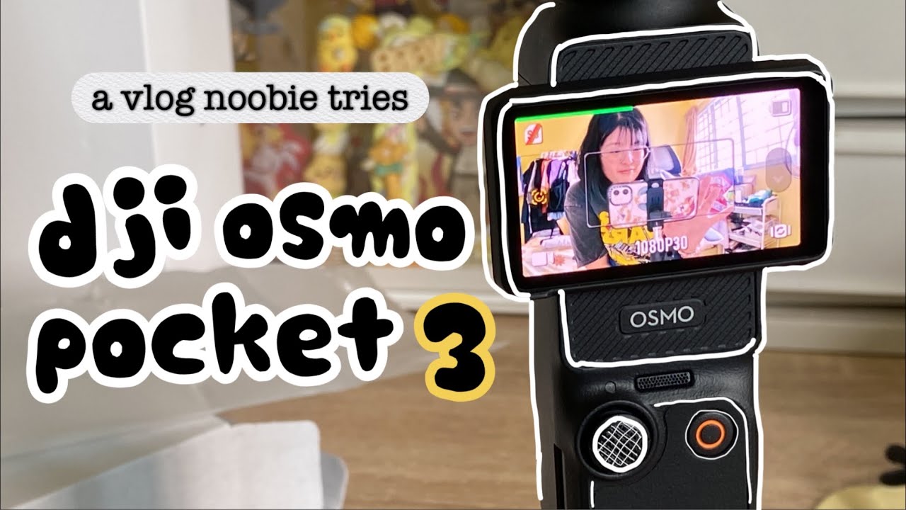 vlog test: a day in my life with dji osmo pocket 3 [my first-ever camera]