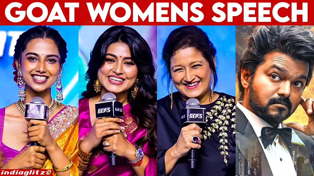 One & Only Goat Thalapathy Vijay 🔥 Laila, Sneha, Meenakshi Chaudhary Speech | Goat Pre Release Event