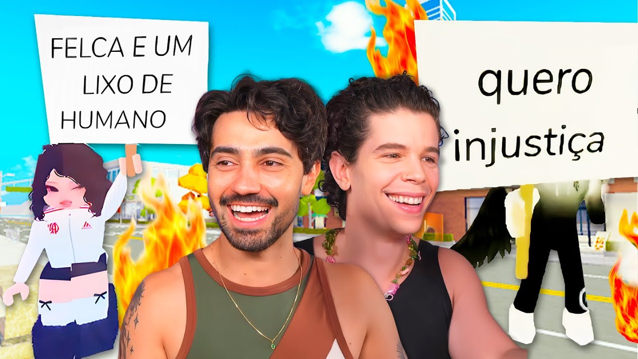 crianças protestam contra FELCA no Roblox