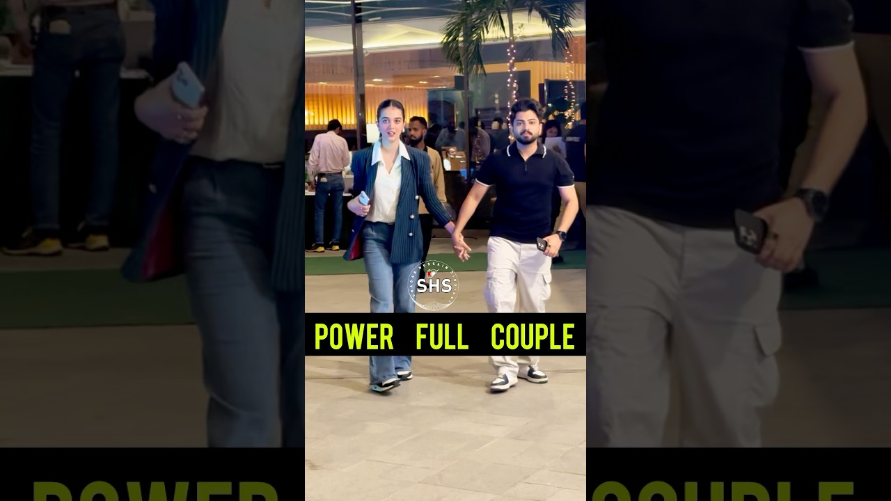 Power couple Laraib Khalid and his wife Zarnab Fatima at the InDrive event in Karachi 😍
