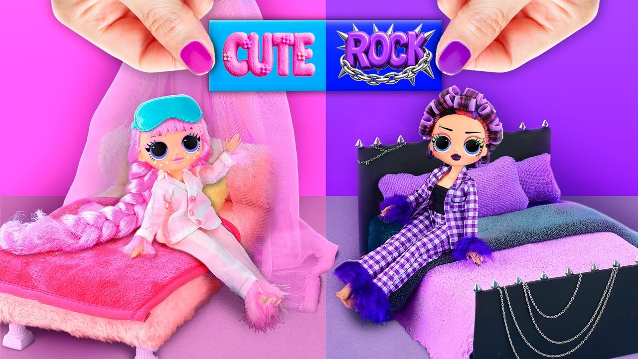 Mini DIY Cute Et Rock Pour Poup&eacute;es L.O.L.! 9 Id&eacute;es Pour La Routine Du Soir