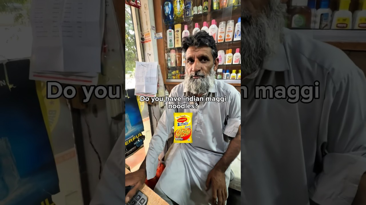 Finding Indian Maggi Noodles in Pakistan😭#shorts
