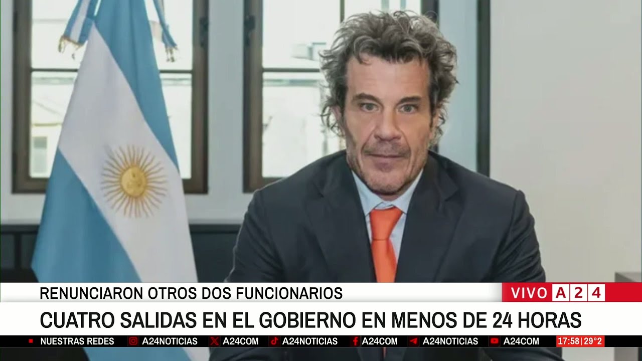 👉 CUATRO SALIDAS EN EL GOBIERNO EN MENOS DE 24 HORAS