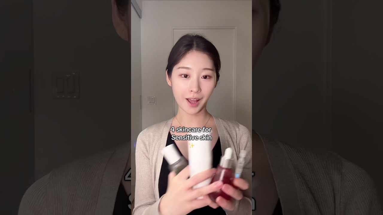 Sensitive skincare recommendations🫶 #kbeauty #koreanskincare #skincare #sensitiveskin