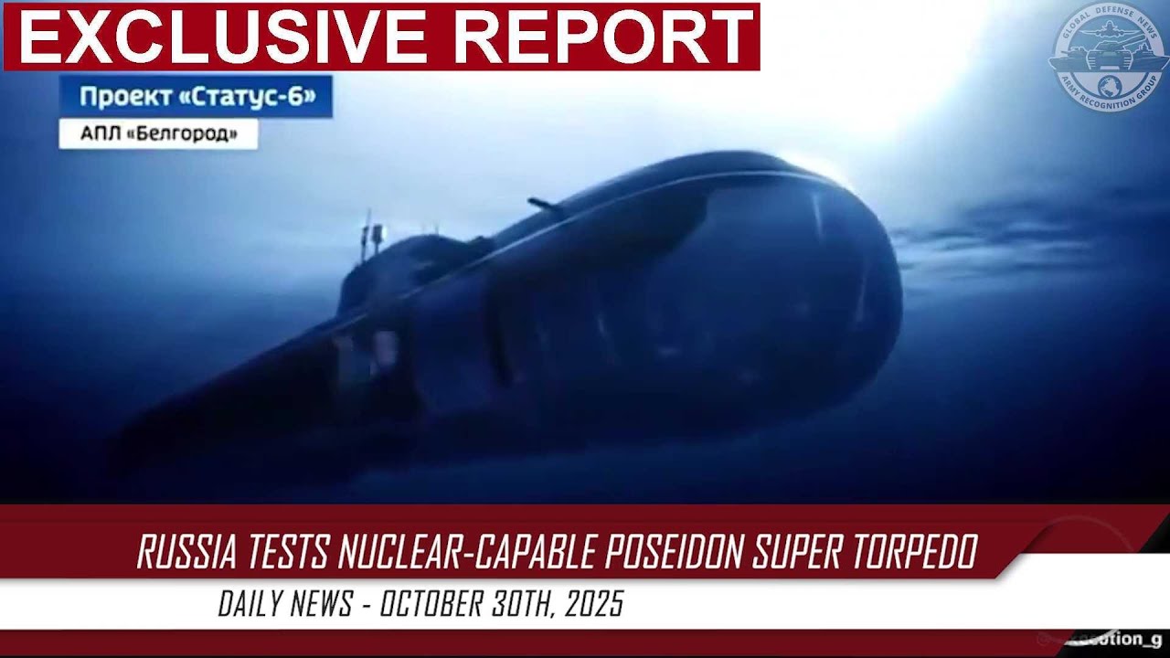 Poseidon Torpedo Explained: How Russia&rsquo;s Nuclear Underwater Drone Could Trigger a Mega Tsunami