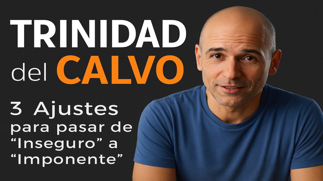 La TRINIDAD del CALVO: 3 Ajustes para pasar de 'Inseguro' a 'Imponente' (Gym, Barba y Gafas)