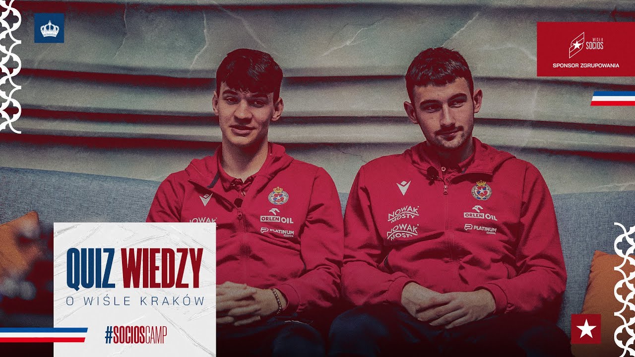 Quiz wiedzy o Wiśle Krak&oacute;w: Wiktor Szywacz i Kacper Skrobański