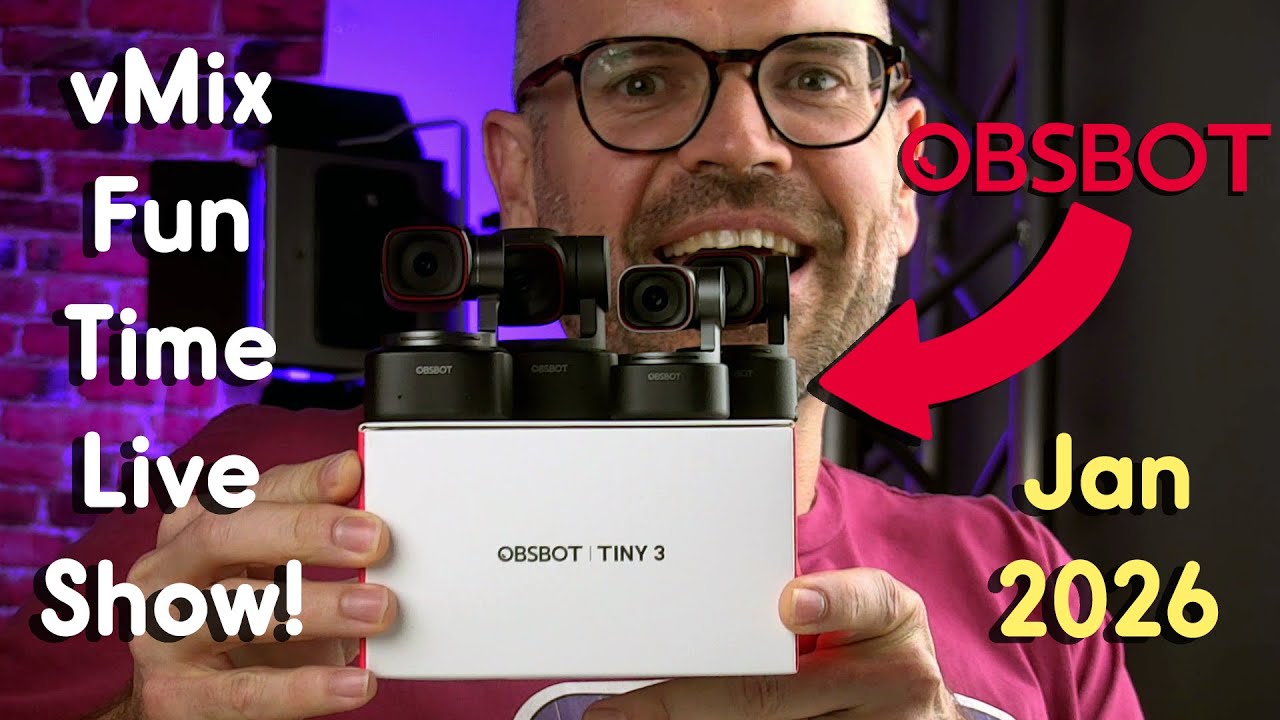 vMix Fun Time Live Show Jan '26- Feat. OBSBOT TINY 3