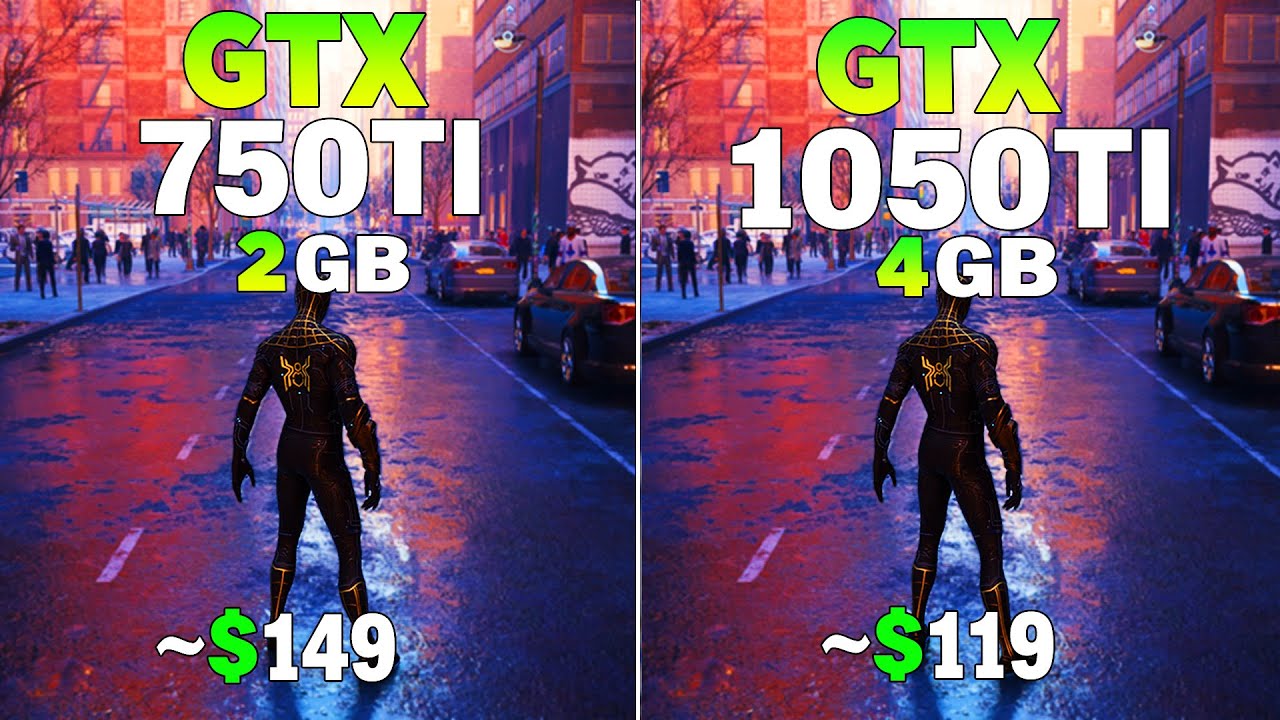 GTX 750 Tİ Vs GTX 1050 Tİ - Test in 11 Games