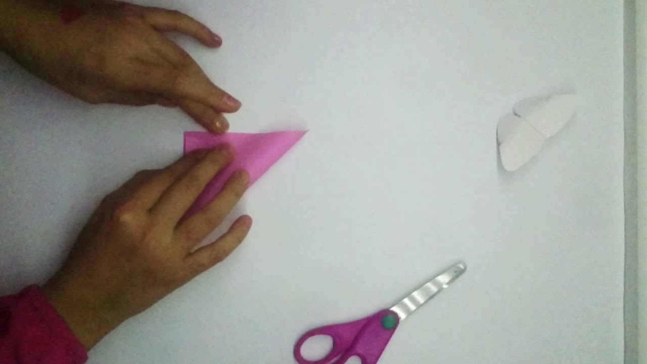 Origami Papier Schmetterlinge basteln