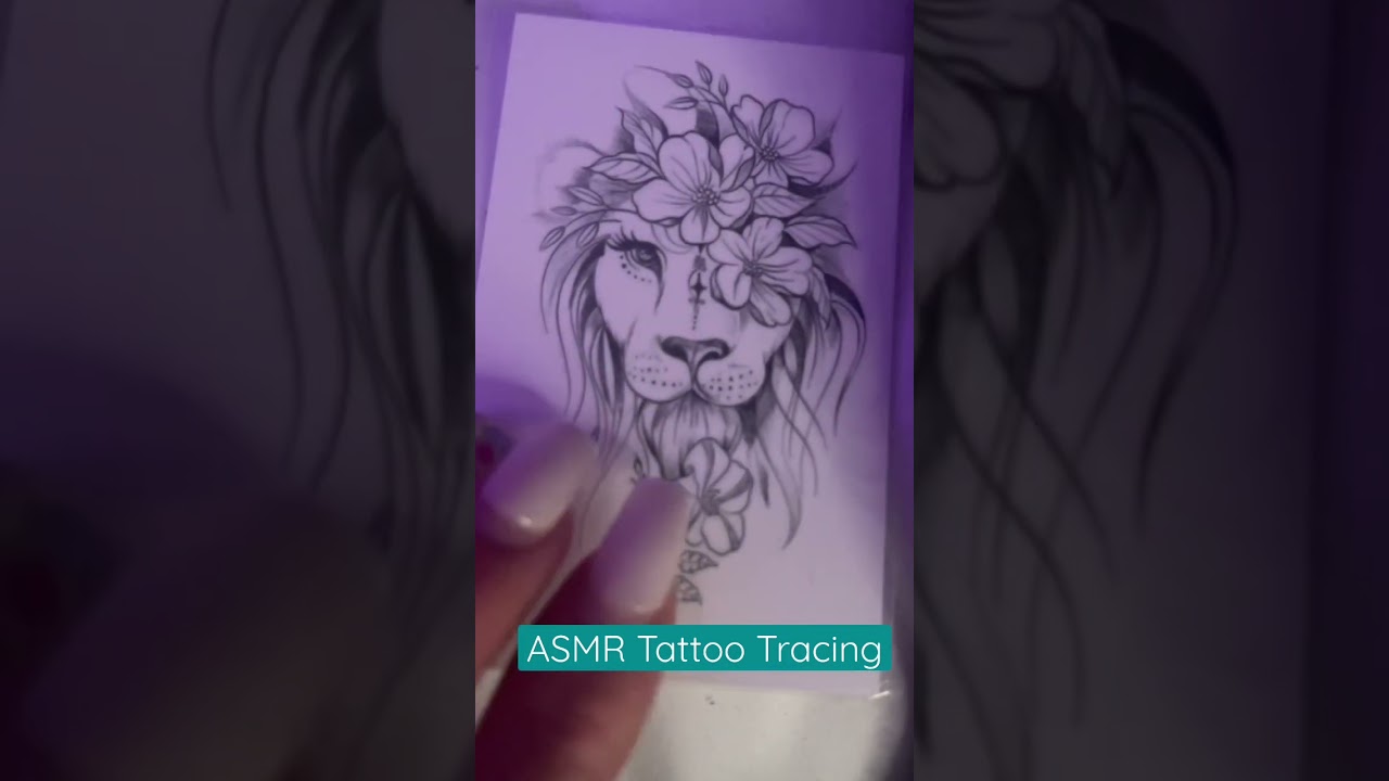 ASMR whispering & tattoo tracing