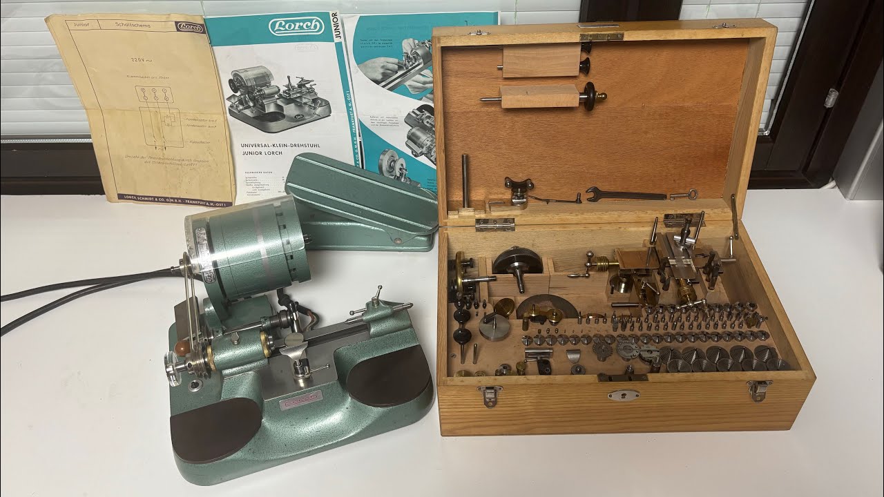 Lorch Junior Watchmaker’s Lathe Unboxing