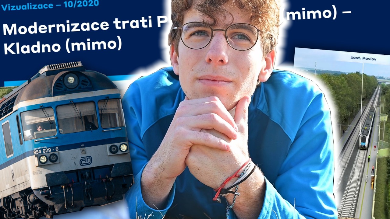 🦺KONEC Železnice do KLADNA! / ❗Modernizace (Kladno - Praha-Ruzyně)