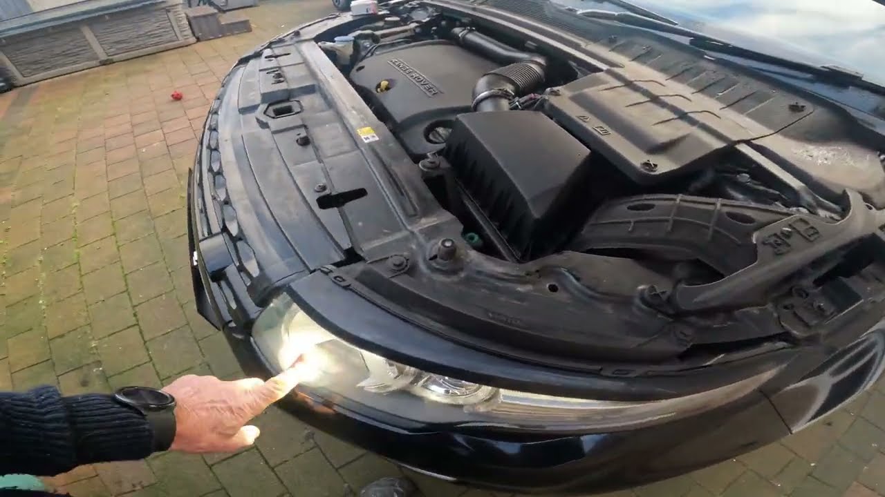 Замена лампочек Range Rover Evoque