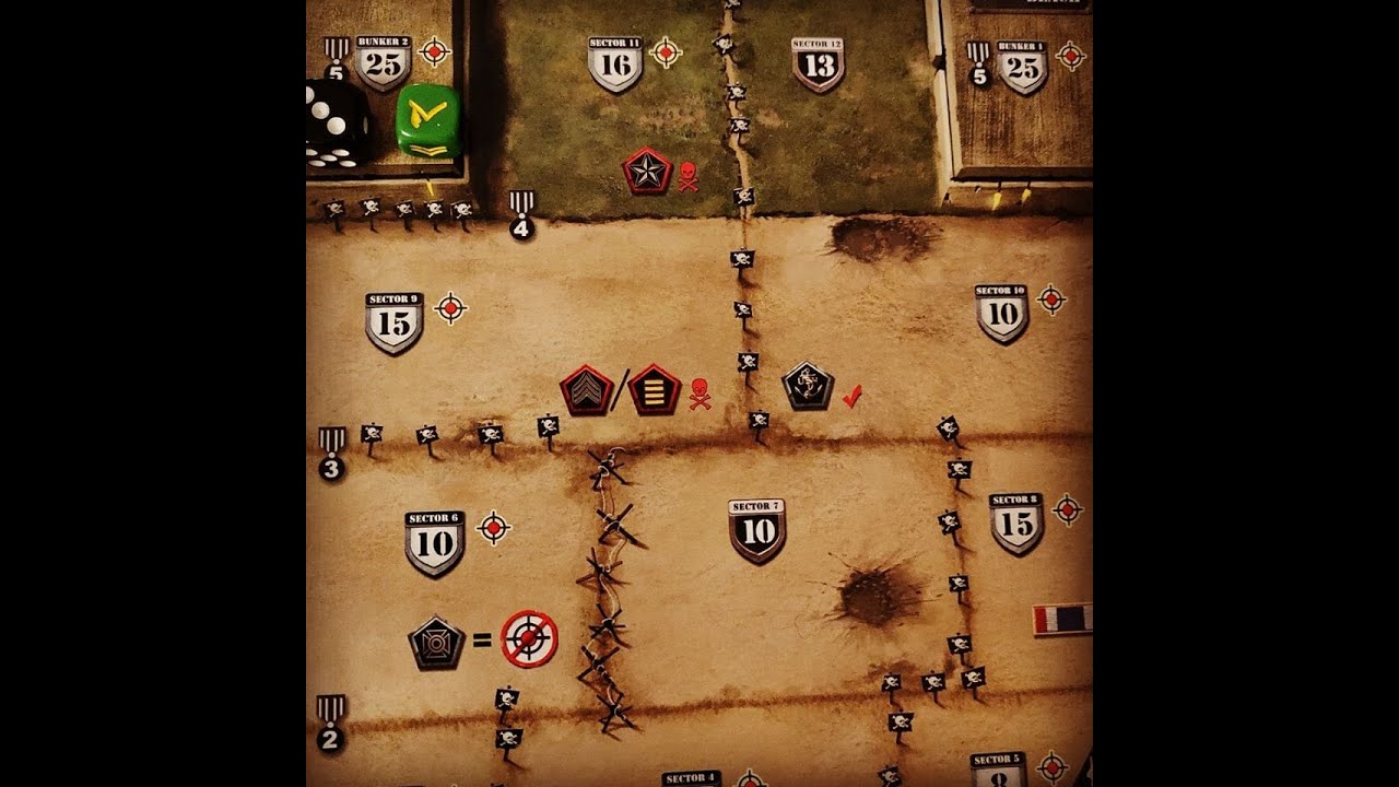 D-Day Dice (Second edition) - Solo Playthrough [Gold Beach]