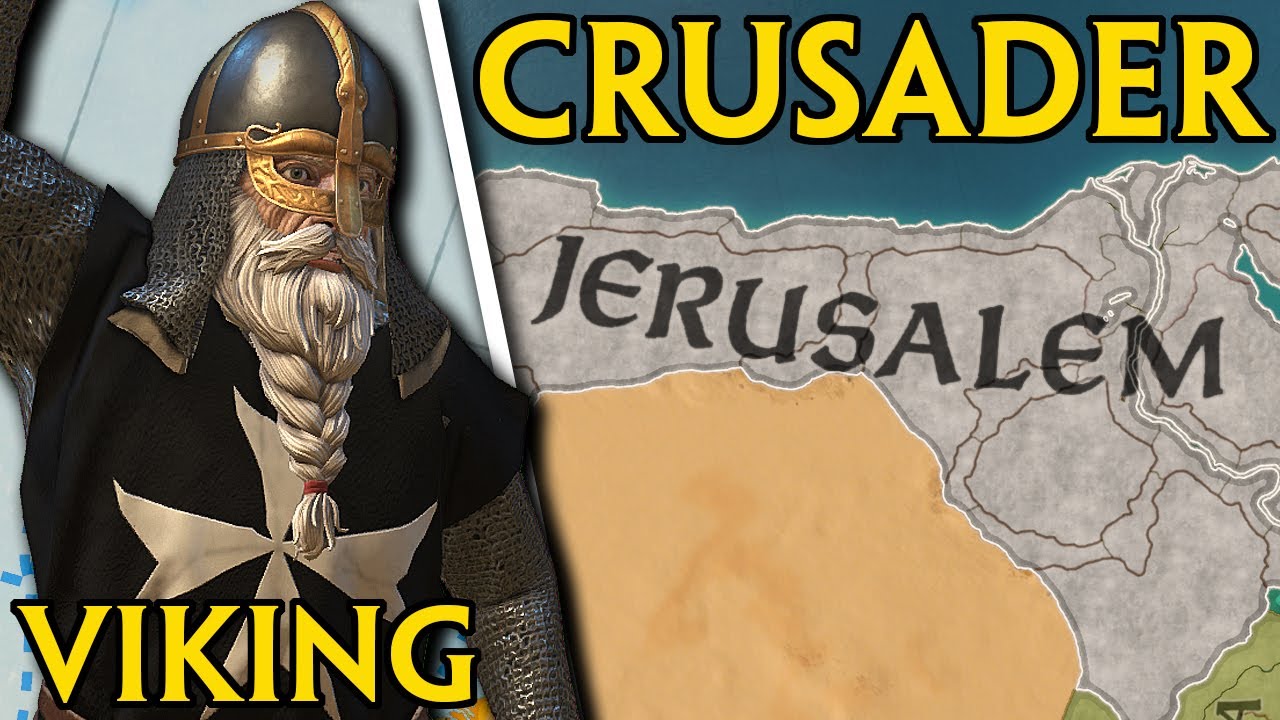 Can This VIKING Win a ONE MAN CRUSADE? - CK3 Viking Jerusalem Challenge