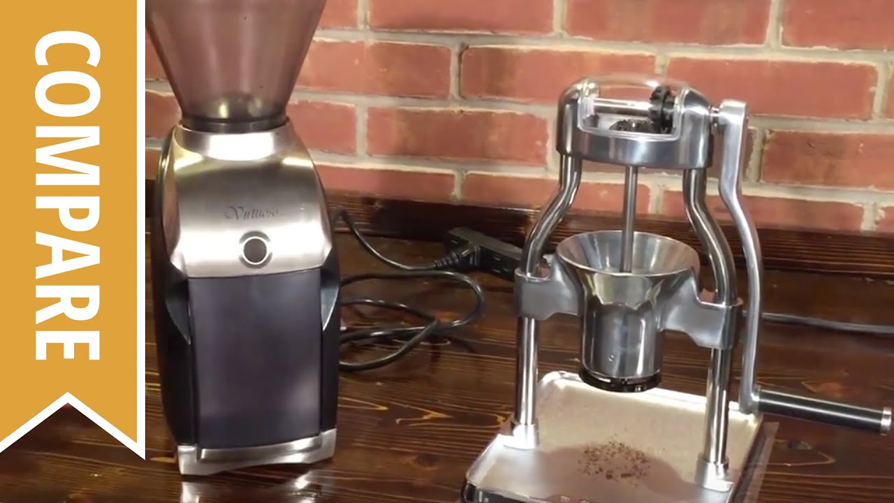 Compare: Baratza Virtuoso and ROK Manual Coffee Grinder