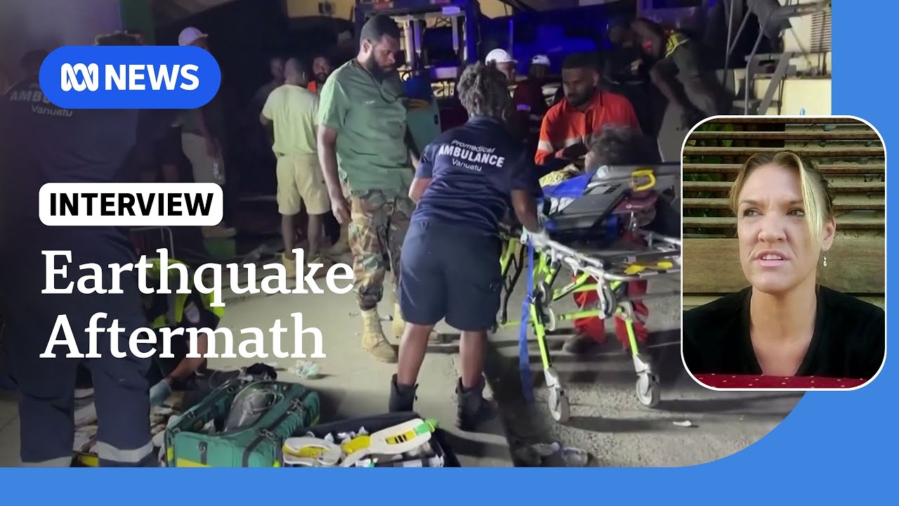 'Just a mess': Vanuatu business owner discusses devastating earthquake | ABC News
