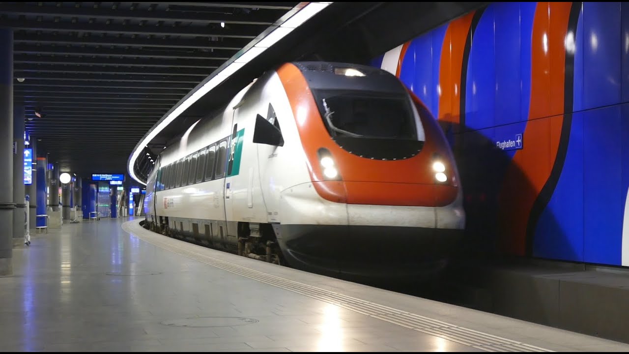 Trains at Zurich Airport, a video for sound purists