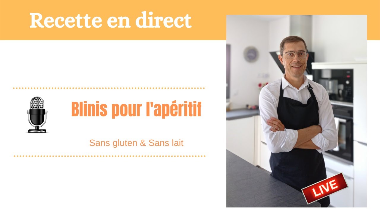 Blinis sans gluten pour l'apéritif