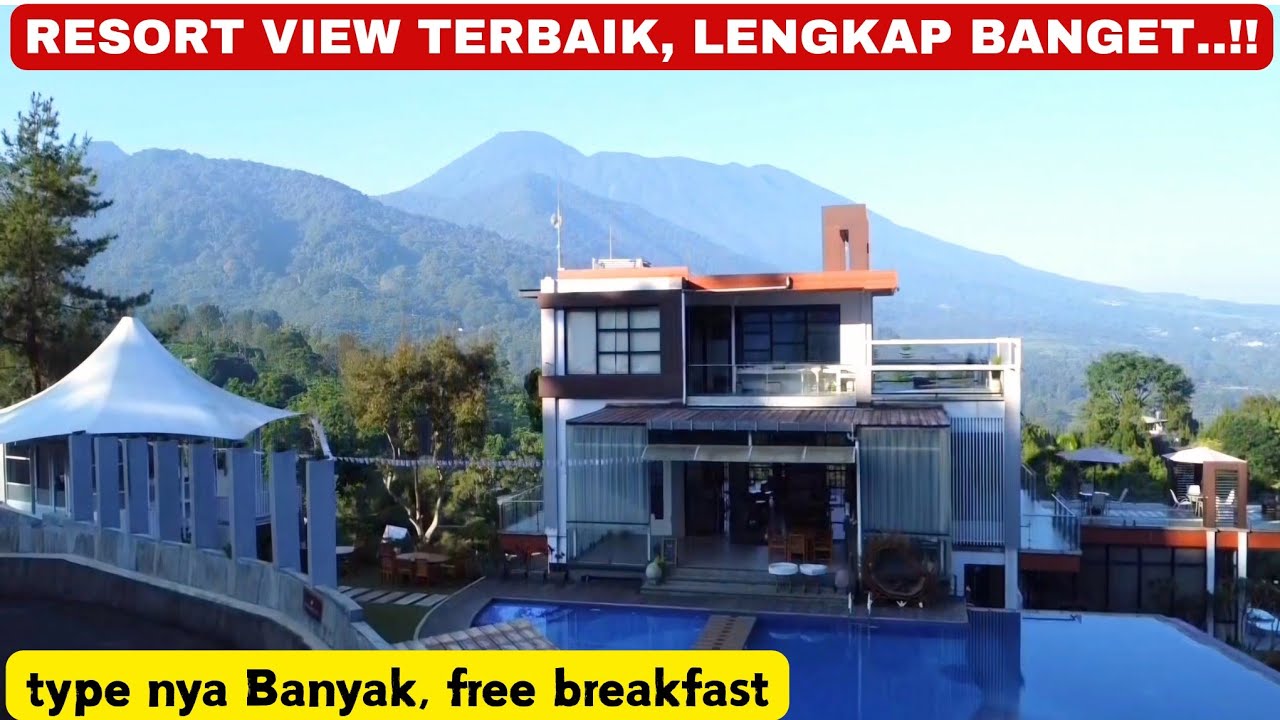 MASIH JADI RESORT TER BEST VIEW DI PUNCAK‼️de pointè resort & resto #villa #resort #puncak #bogor 