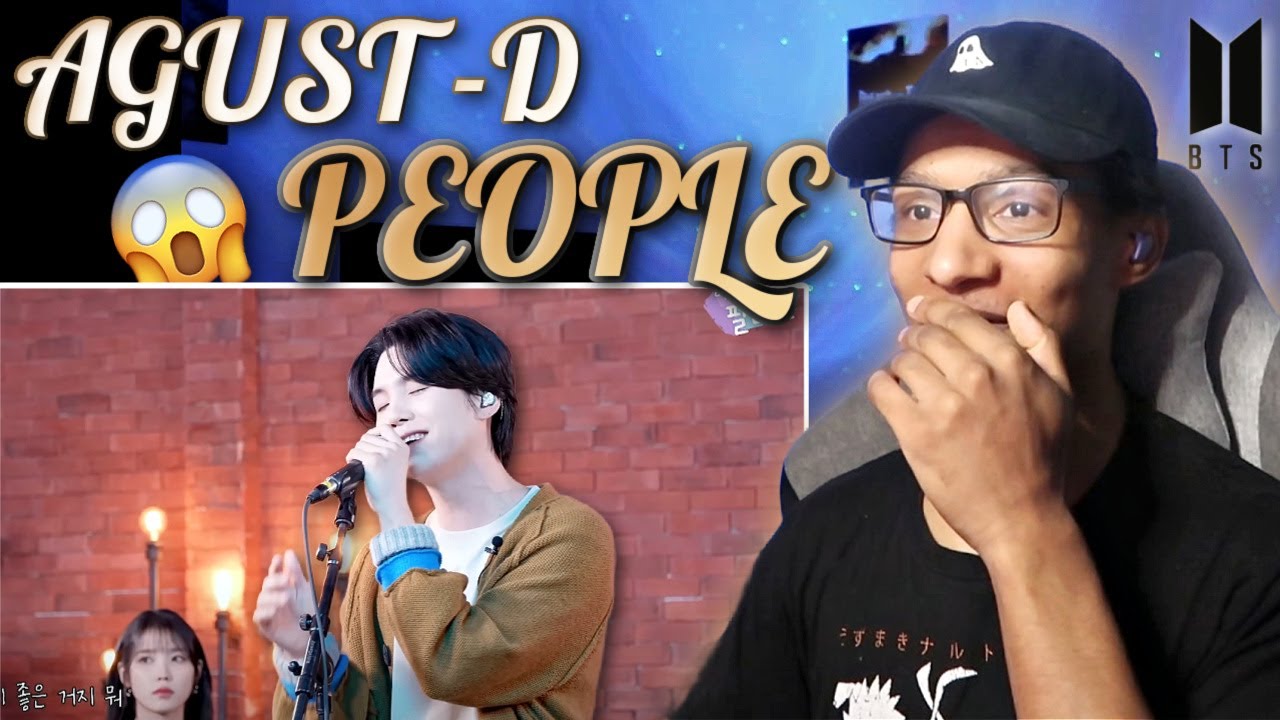 BEAUTIFUL!!! Suga (슈가) - People (사람) | IU’s Palette (아이유의 팔레트) | RAPPER FIRST TIME REACTION!