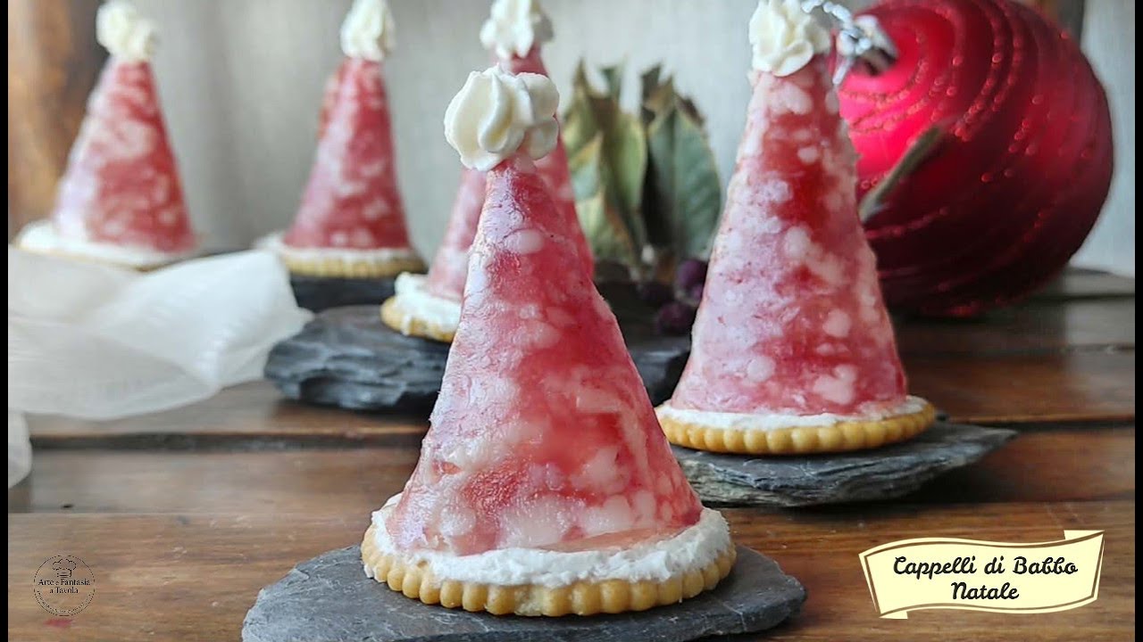 Antipasto di Natale: Cappelli di Babbo Natale pronti in 5 minuti