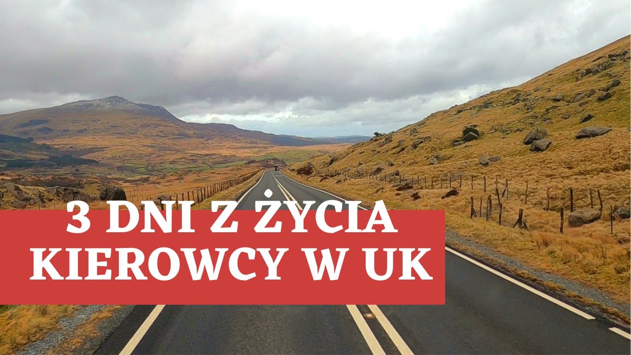 Kierowca UK | Trasa przez piekna Walie | Vlog kierowcy - wywrotka
