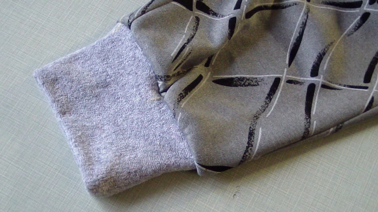 How to Add the Knit Cuffs to Kids Pants