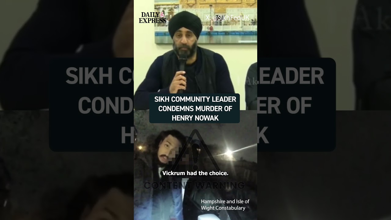 A Sikh Fed rep condemned the murder of Henry Nowak and urged people not to blame the Sikh community🔴