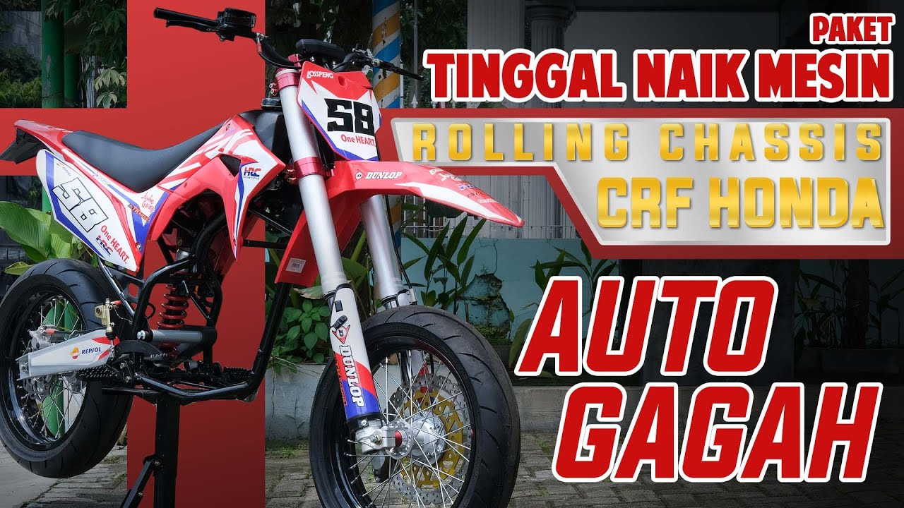 INI SIH TINGGAL NAIK MESIN AJA !! MESIN MEGAPRO TIGER VERZHA | ROLLING CHASSIS CRF 150L🔥🔥