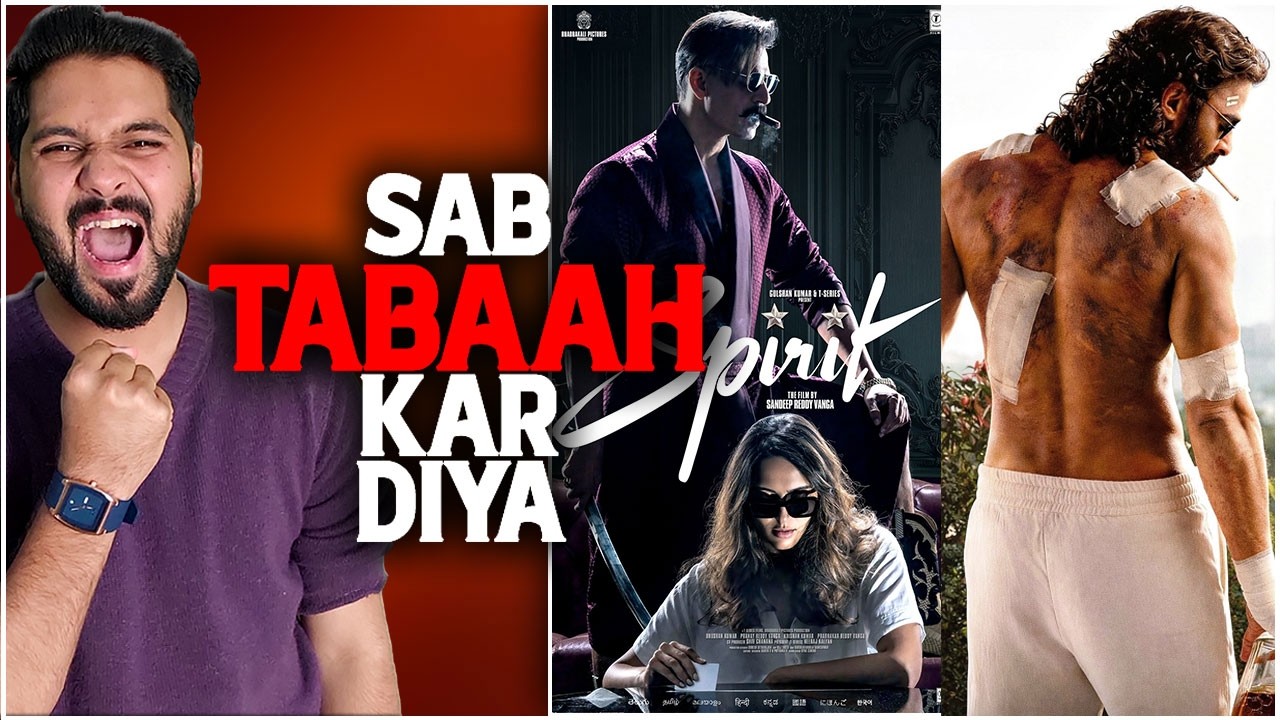Spirit New Poster Review: Vivek Oberoi | Spirit Biggest Announcement | Prabhas x Donlee x Sandeep